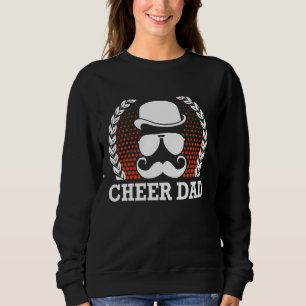 Cheer Dad Fathers Day Cheerleading Parents Cheerle Sweatshirt