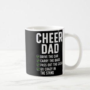 Cheer Dad Funny Cheerleading Dad Of A Cheerleader  Coffee Mug