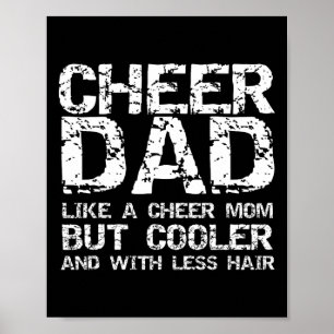 Cheer Dad Like A Cheer Mom But Cooler And With Les Poster