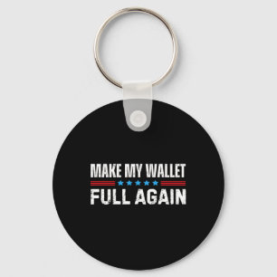Cheer Dad Make My Wallet Full Again Cheerleading Keychain