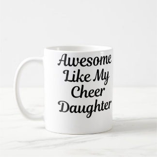 Cheer Dad Mom Cheerleading Coffee Mug
