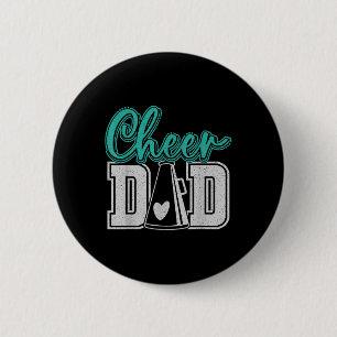 Cheer Dad My Favourite Cheerleader Calls Me Dad Te 2 Inch Round Button