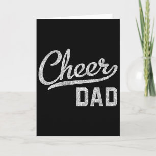 Cheer Dad Proud Cheerleading Dad Gift Small Card