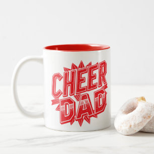 Cheer Dad Two-Tone Coffee Mug