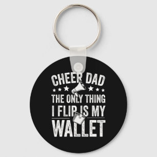 Cheer Dad Wallet Cheerleader Dad Cheerleading Fath Keychain