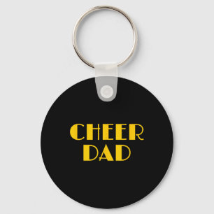 Cheer Dad Yellow Cheerleading _2 Keychain