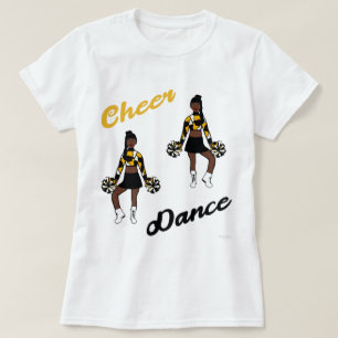 Cheer/ Dance T-Shirt (Yellow Camo)
