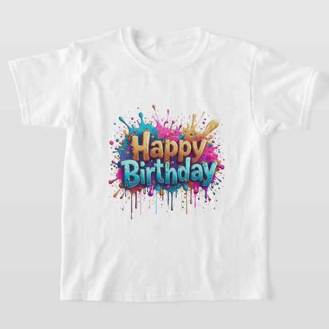 Cheer d'Anniversaire - Joyeux T-Shirts d'Anniversa (Poser)