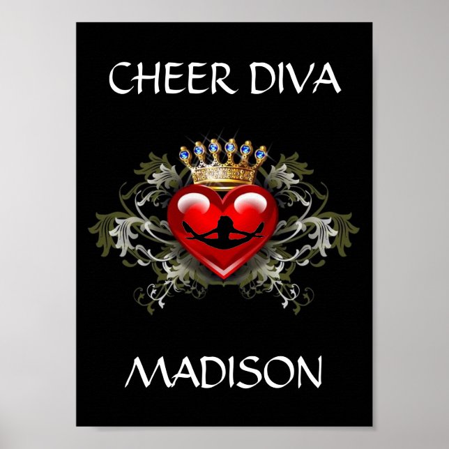 CHEER DIVA POSTER PERSONALIZE (Front)