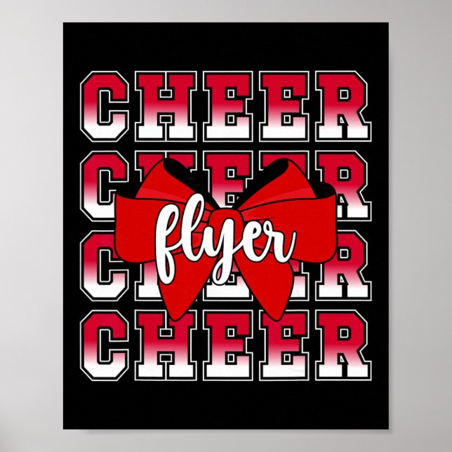 Cheer Flyer Coquette Cheerleading Flyer _3  Poster (Front)