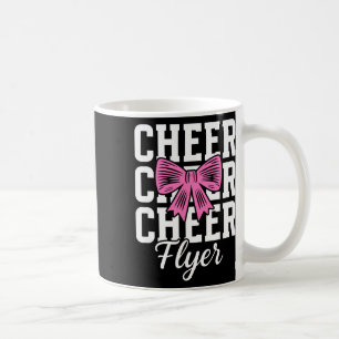 Cheer Flyer Coquette Cheerleading Flyer  Coffee Mug