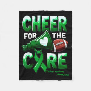 Cheer For Kabuki Syndrome Warrior Fleece Blanket