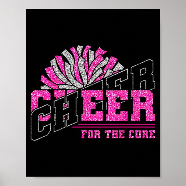 Cheer For The Breast Cancer Awareness Cheer Mom Ma Poster (Front)