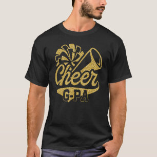 Cheer G pa Biggest Fan Cheerleader Father's Day T-Shirt