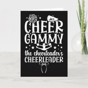 Cheer Gammy Of A Cheerleader Gammy Proud Cheerlead Card
