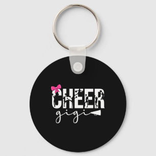 Cheer Gigi Bow Cheerleading Gigi Of A Cheerleader Keychain
