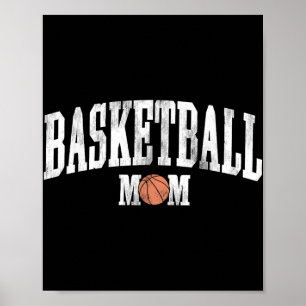 Cheer Go! Basketball Mom Game Day Funny Sports Bas Poster
