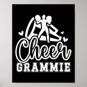 Cheer Grammie Grandma Grammie Of A Cheerleader Gra Poster