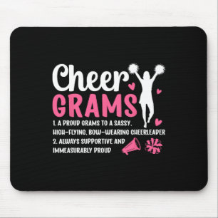 Cheer Grams Definition Grams Of A Cheerleader Gram Mouse Pad