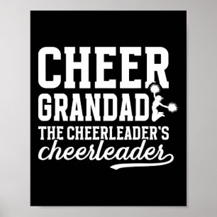 Cheer Grandad Funny Cheerleading Grandad Cheerlead Poster