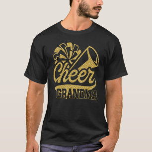 Cheer Grandma Biggest Fan Cheerleader Mother's Day T-Shirt