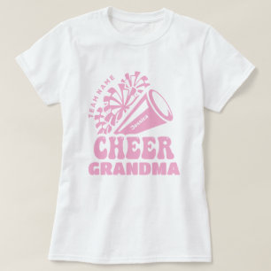 Cheer Grandma with Custom Team Name & Kid's Name T-Shirt