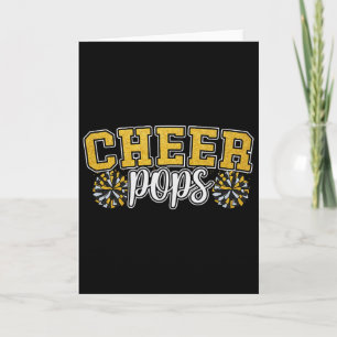Cheer Grandpa My Favorite Cheerleader Calls Me Pop Card