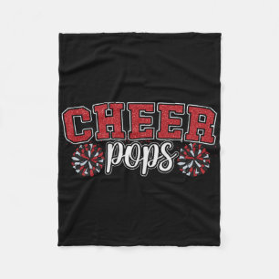 Cheer Grandpa My Favourite Cheerleader Calls Me Po Fleece Blanket