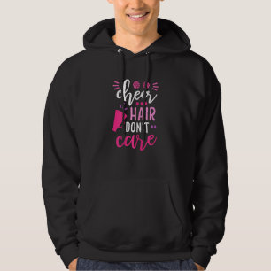 Cheer Hair Don't Care Cheerleading Cheerleader Gir Hoodie