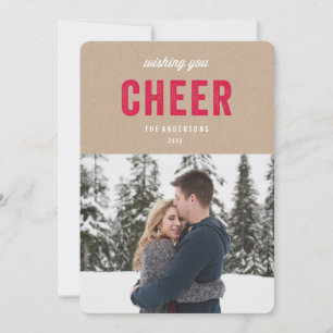 Cheer Holiday Photo Card