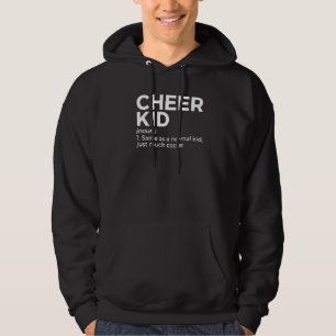 Cheer Kid Definition Cheerleading Hoodie