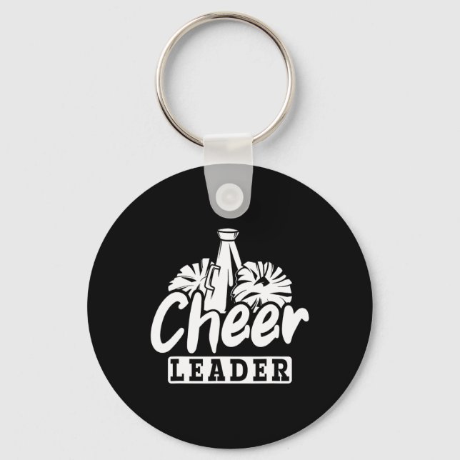 Cheer Leader Cheer Squad Cheerleading Cheerleader  Keychain (Front)