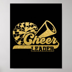 Cheer Leader Era Youth Cheerleader Cheerleading Poster