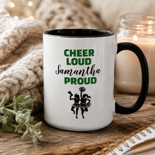 Cheer Loud Cheer Proud Personalized Mug (Creator Uploaded)