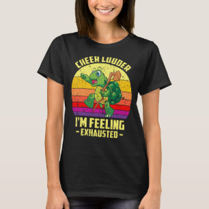 Cheer Louder I'm Feeling Exhausted Triathlon Marat T-Shirt