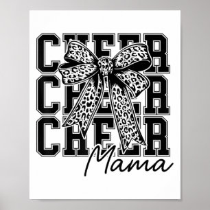 Cheer Mama Cheerleader Mom Cheer Mom Biggest Fan M Poster