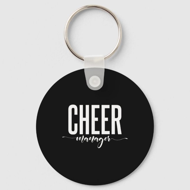 Cheer Manager Cheerleading  Keychain (Front)