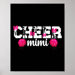 Cheer Mimi Of A Cheerleader Mimi Cheerleading Mimi Poster