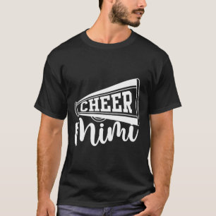 Cheer Mimi Of A Cheerleader Mimi Proud Cheerleadin T-Shirt
