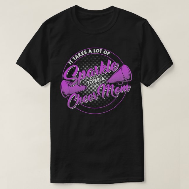 Cheer Mom Cheerleader Cheerleading Mother Gift  T-Shirt (Design Front)