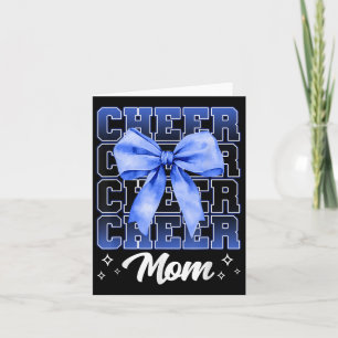 Cheer Mom Cheerleader Mom Cheer Mama Biggest Fan M Card