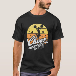Cheer Mom Cheerleader Mom Cheer Mama Rainbow Mothe T-Shirt