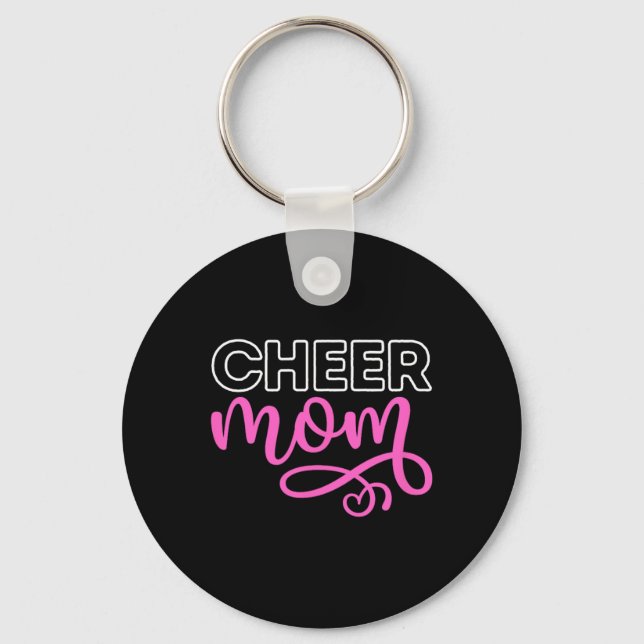 Cheer Mom Cheerleading  Keychain (Front)