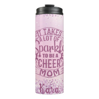 Cheer Mom Custom Thermal Tumbler