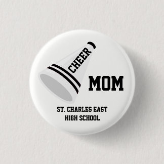 Cheer Mom, Dad, ect... 1 Inch Round Button