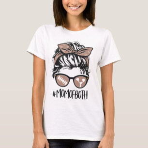 Cheer Mom Football Son Cheerleading Daugher Cheer T-Shirt
