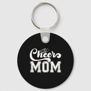 Cheer Mom Shirt Cheerleader Cheerleading Women Mot Keychain