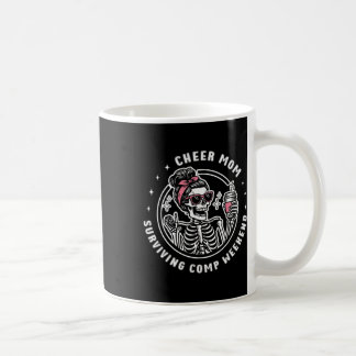 Cheer Mom Surviving Comp Weekend Cheerleading Moth Coffee Mug