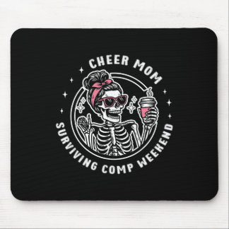 Cheer Mom Surviving Comp Weekend Cheerleading Moth Mouse Pad
