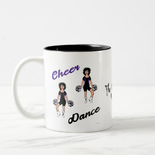 Cheer Mug Black Purple